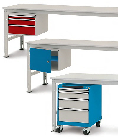 Unterbauten fuer Arbeitstische Unterbauten fuer Arbeitstische