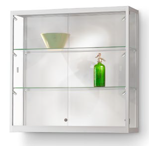 111 1000-W silbe Wandvitrine 111 1000-W silbe Wandvitrine