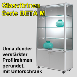 Glasvitrine BETA-M