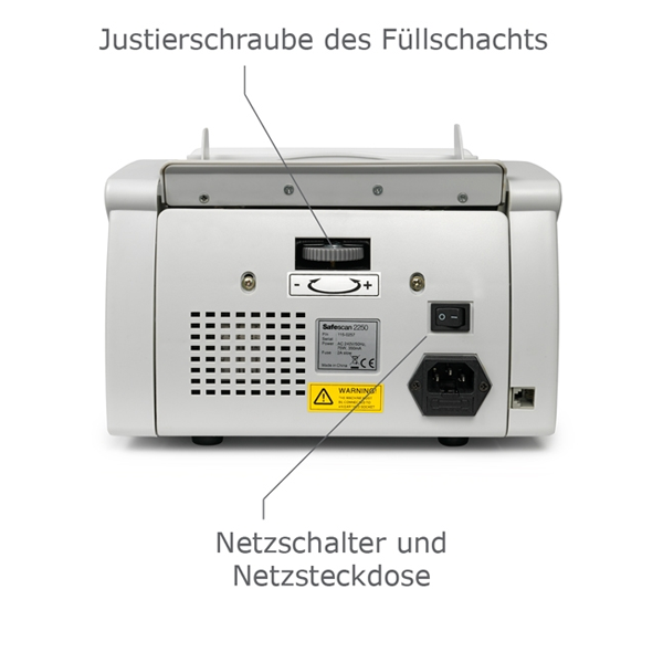 SAFESCAN 2210 - Banknotenzhler mit UV-Falschgelderkennung